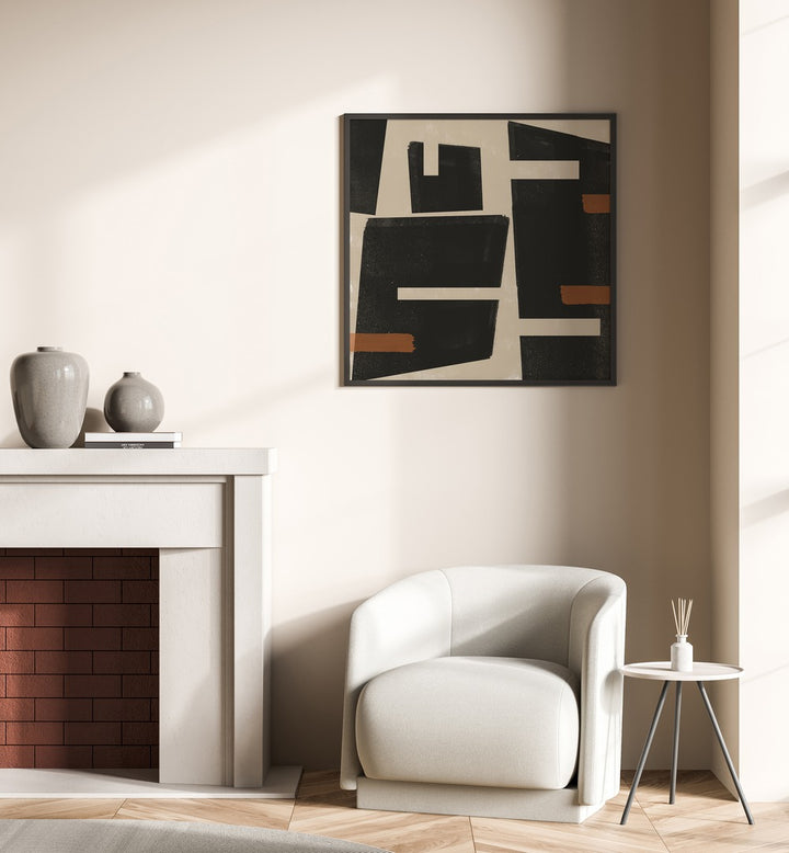 Transform your space with DAYBREAK, GEOMETRIC ART PRINTS featuring dynamic forms and vibrant hues inspired by dawn.
