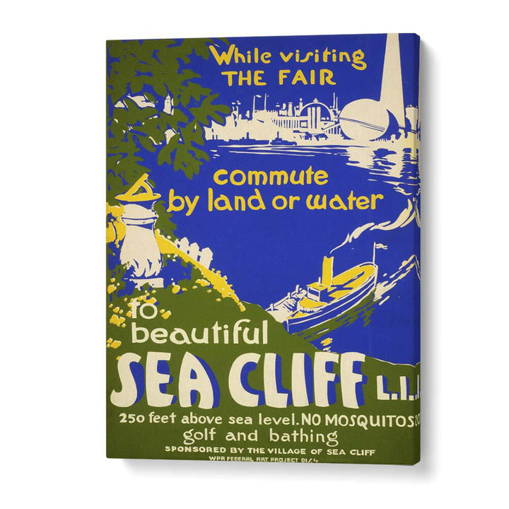 Sea Cliff II  Vintage Travel Posters in Gallery Wrap