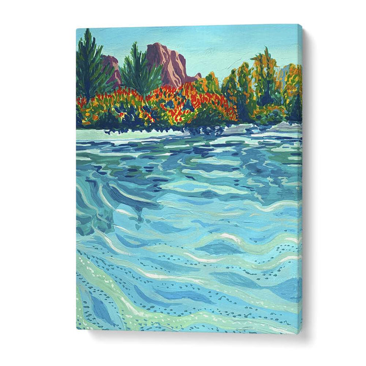 Sedona By Key And Sea Creative Landscape Art Print in Gallery Wrap