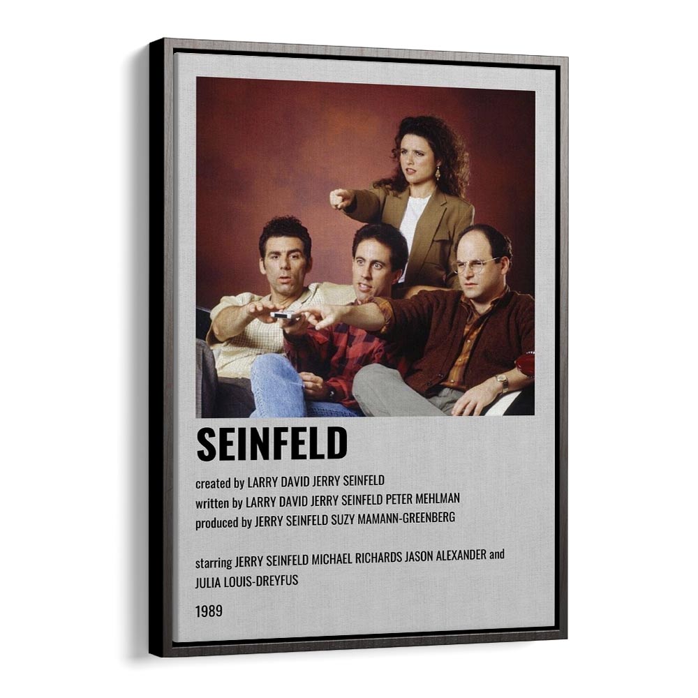 Seinfeld 1989 Movie Posters in Black Floater Frame