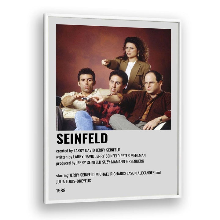 Seinfeld 1989 Movie Posters in White Plain Frame