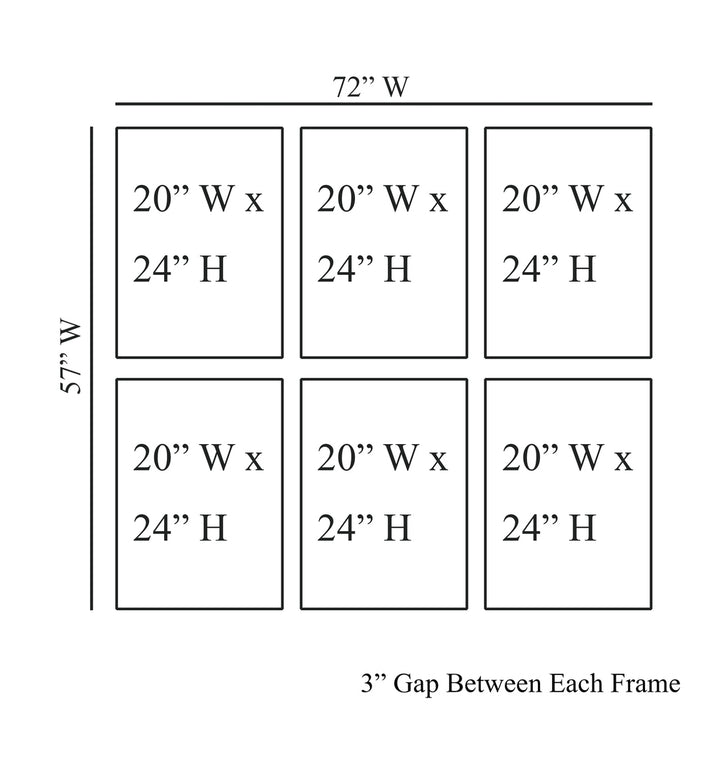 WHISPERING FACES SET , SET OF 6 PAINTINGS