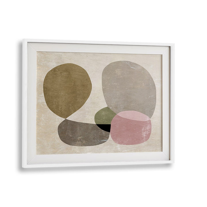 Seven By Dan Hobday Abstract Art Abstract Paintings in White Frame With Mount