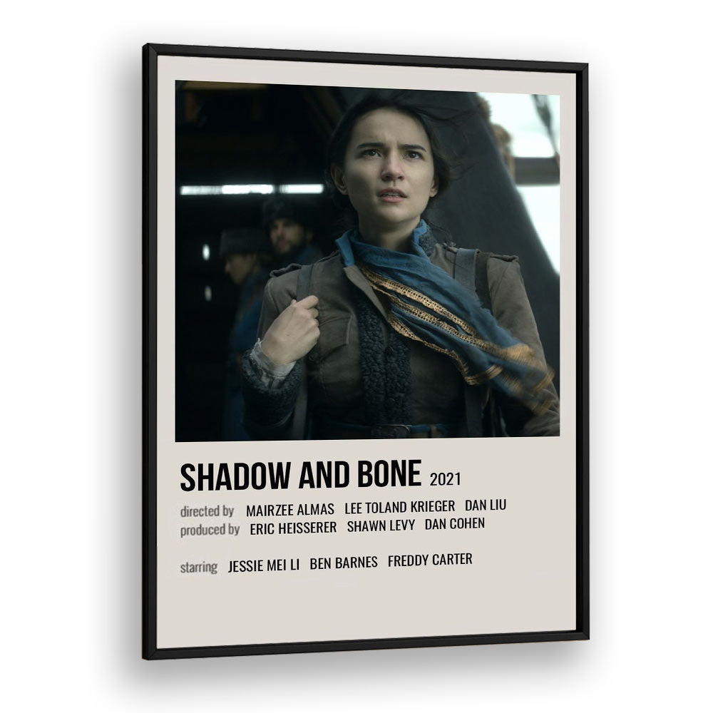 Shadow Bone 2021 Movie Posters in Black Plain Frame