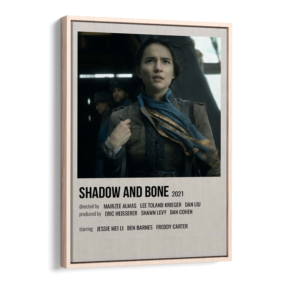 Shadow Bone 2021 Movie Posters in Oak Wood Floater Frame