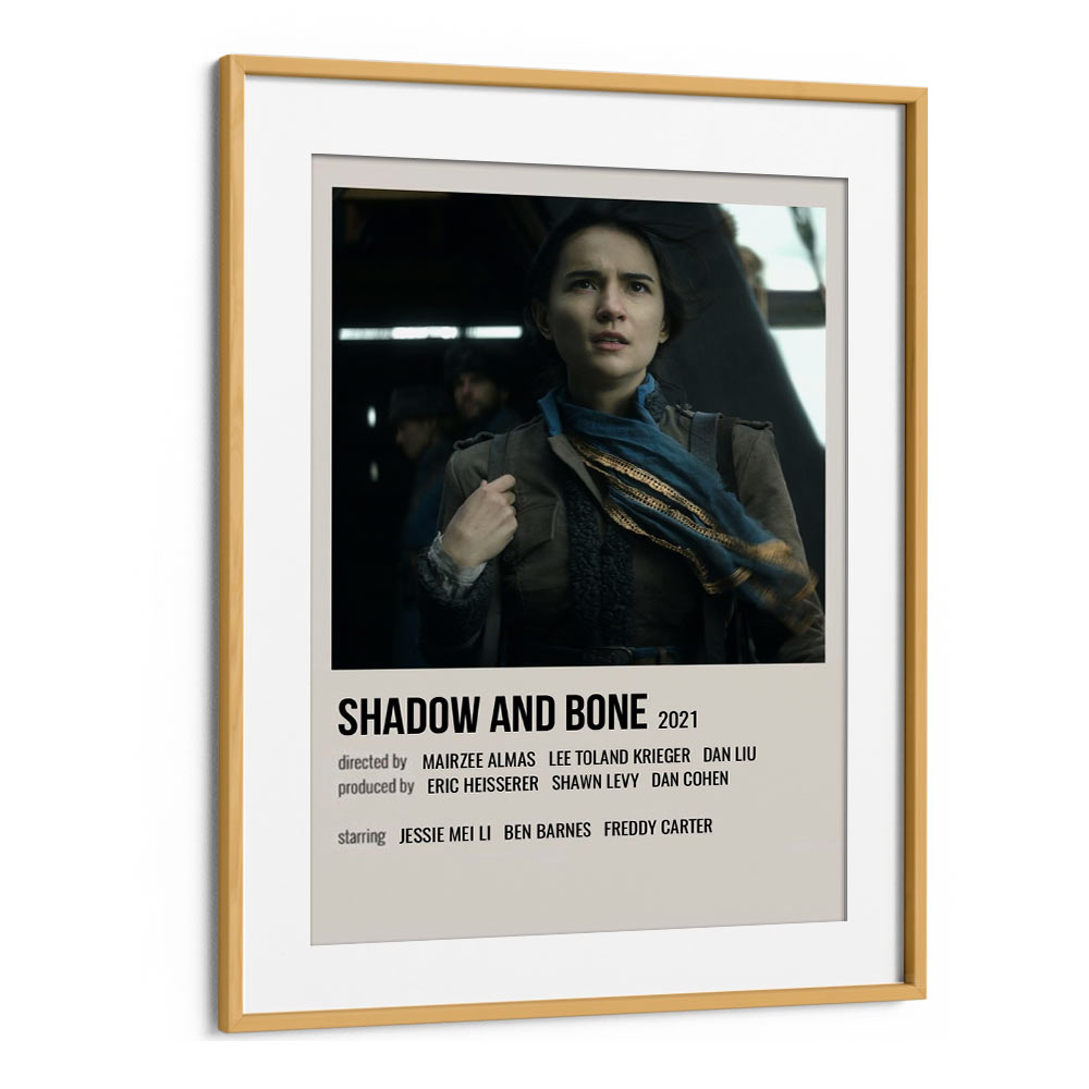 Shadow Bone 2021 Movie Posters in Oak Wood Frame With Mount