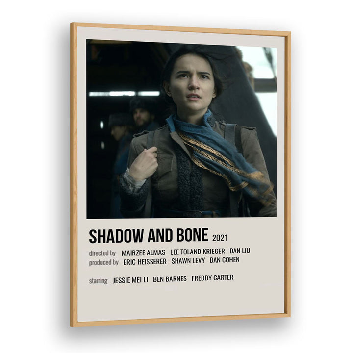 Shadow Bone 2021 Movie Posters in Oak Wood Plain Frame