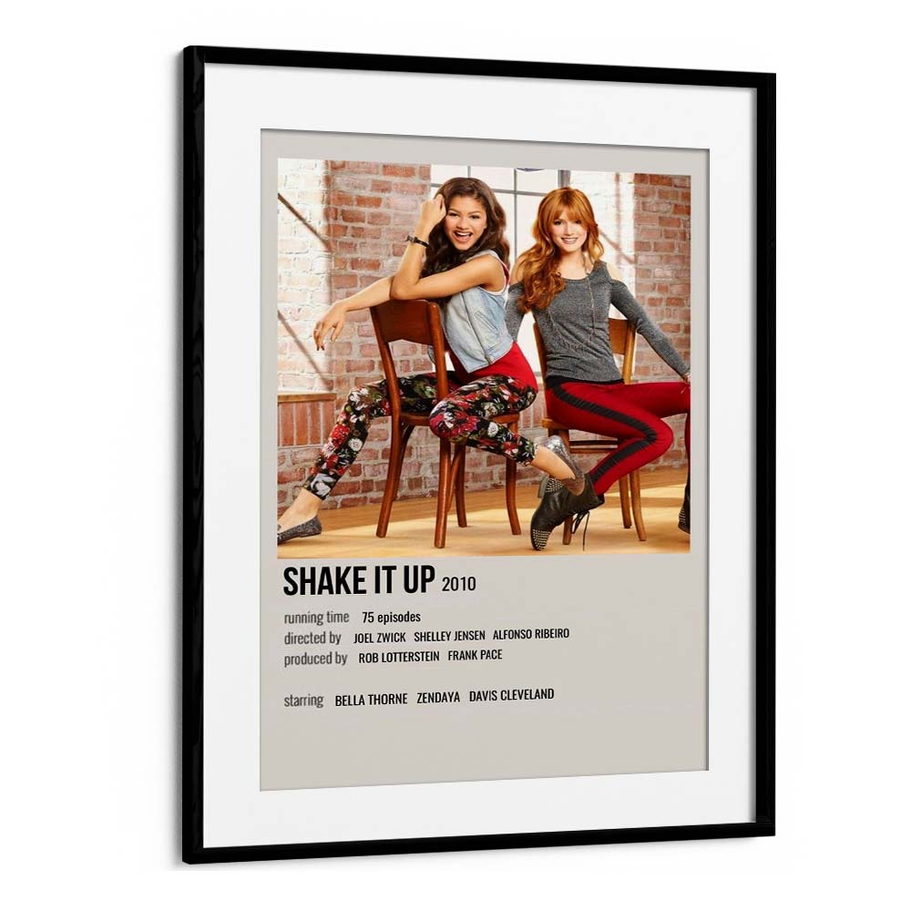 Shake It Up 2010 Movie Posters in Black Frame With Mount
