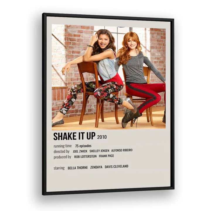 Shake It Up 2010 Movie Posters in Black Plain Frame