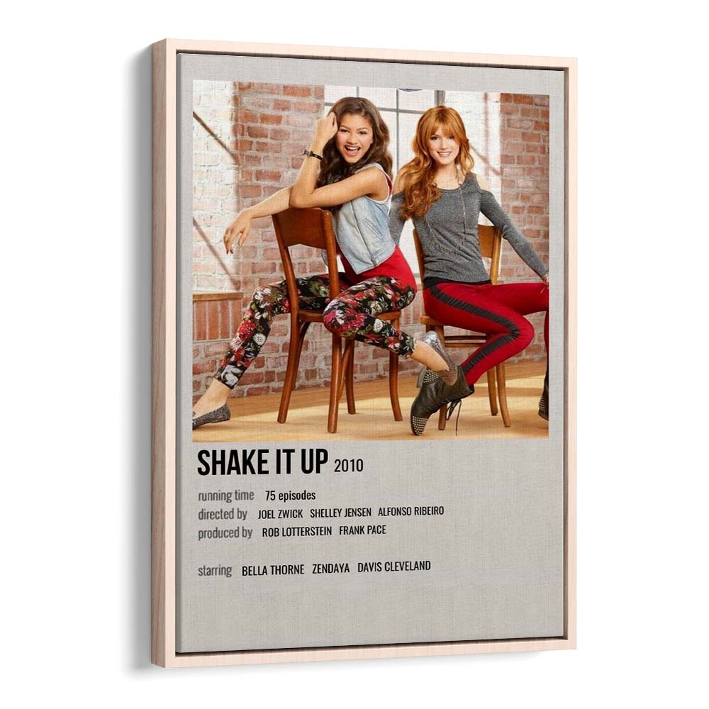 Shake It Up 2010 Movie Posters in Oak Wood Floater Frame