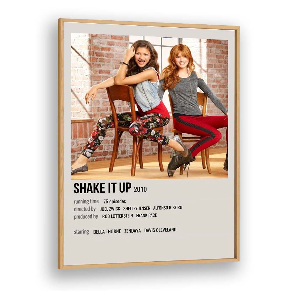 Shake It Up 2010 Movie Posters in Oak Wood Plain Frame
