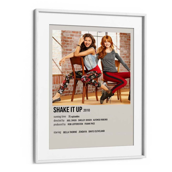 Shake It Up 2010 Movie Posters in White Frame With Mount