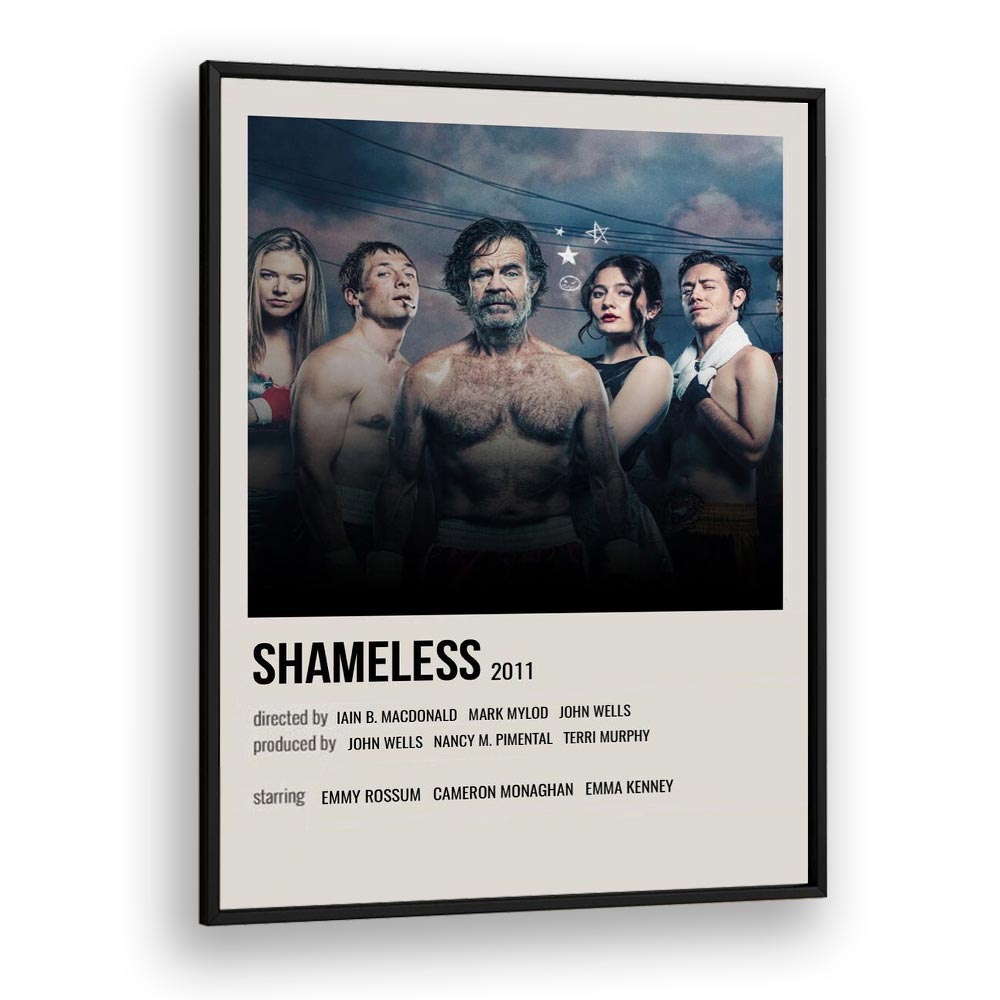 Shameless 2011 ii Movie Posters in Black Plain Frame