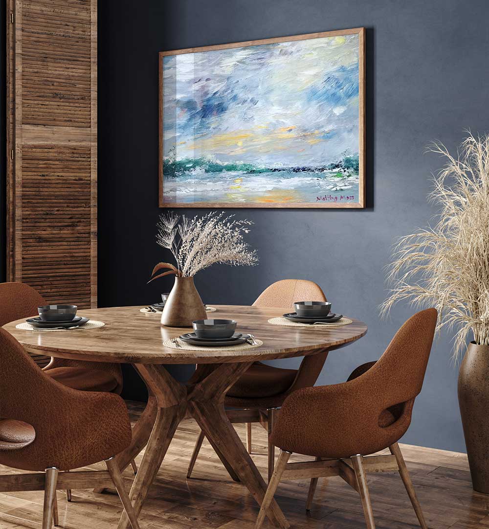 SILVER LINING II , LANDSCAPE PAINTINGS