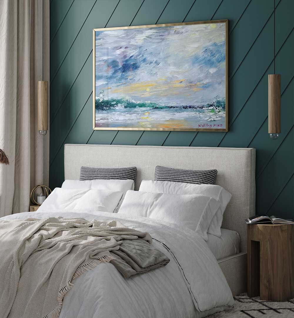 SILVER LINING II , LANDSCAPE PAINTINGS