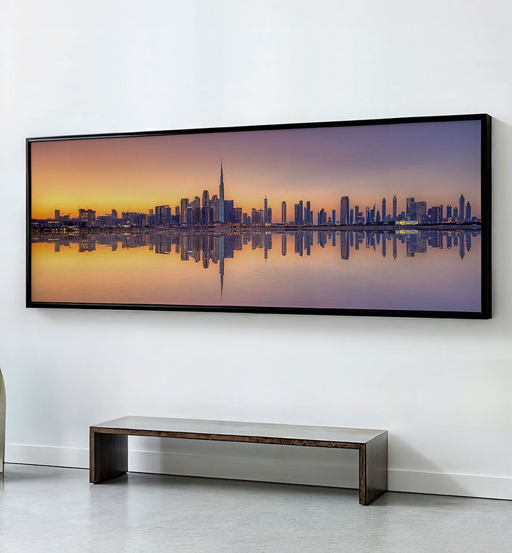 SKYLINE DUBAI , PANORAMIC ART