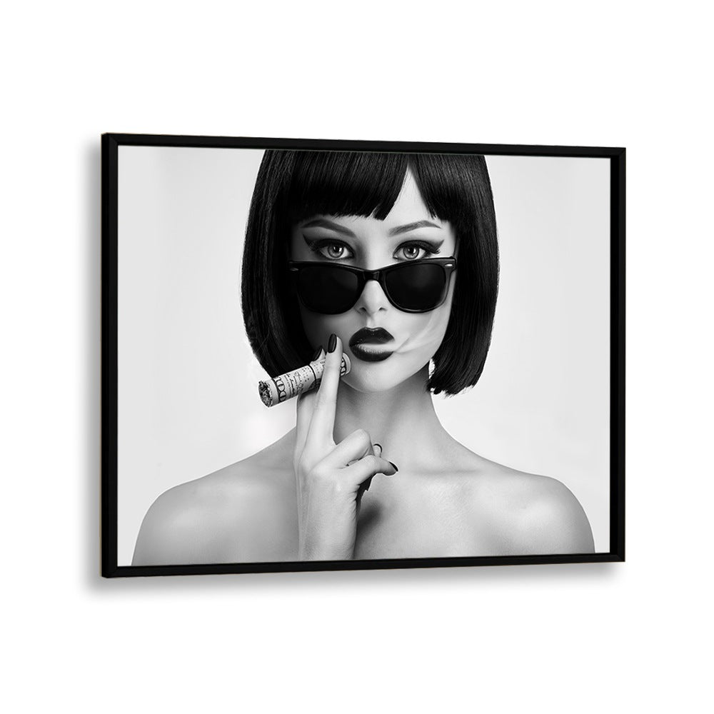 Smoke This iii by David Drake Fine Art Photography Fashion Photography in Black Plain Frame