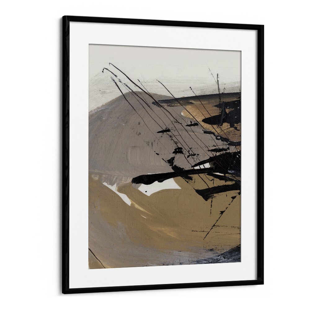 Snap I By Dan Hobday Abstract Art Abstract Paintings in Black Frame With Mount