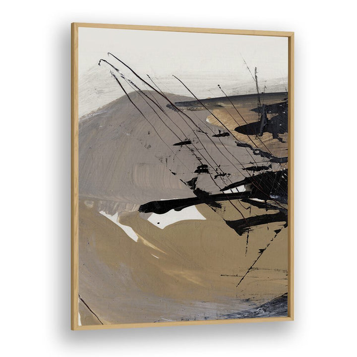 Snap I By Dan Hobday Abstract Art Abstract Paintings in Oak Wood Plain Frame