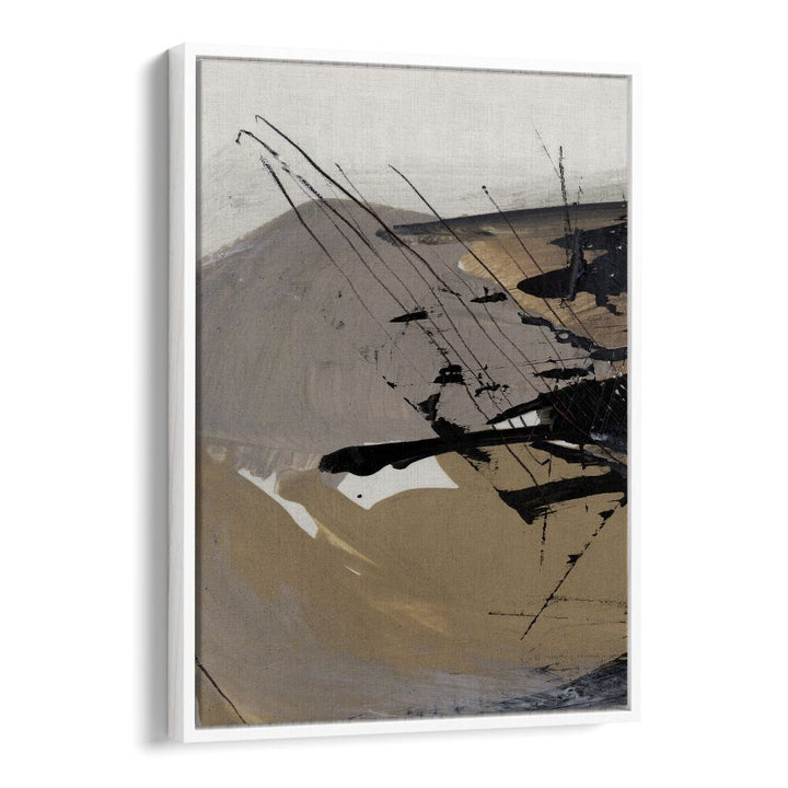 Snap I By Dan Hobday Abstract Art Abstract Paintings in White Floater Frame