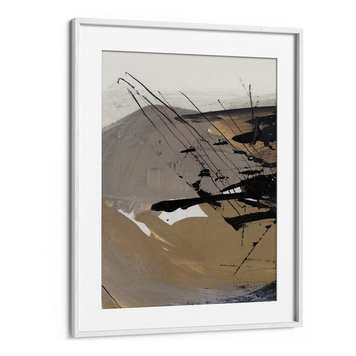 Snap I By Dan Hobday Abstract Art Abstract Paintings in White Frame With Mount