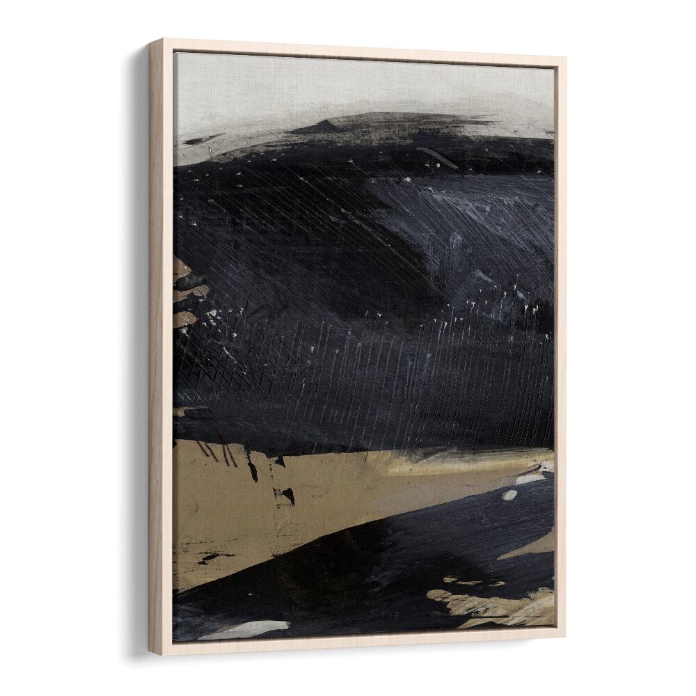 Snap II By Dan Hobday Abstract Art Abstract Paintings in Oak Wood Floater Frame