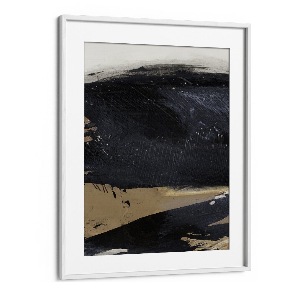 Snap II By Dan Hobday Abstract Art Abstract Paintings in White Frame With Mount