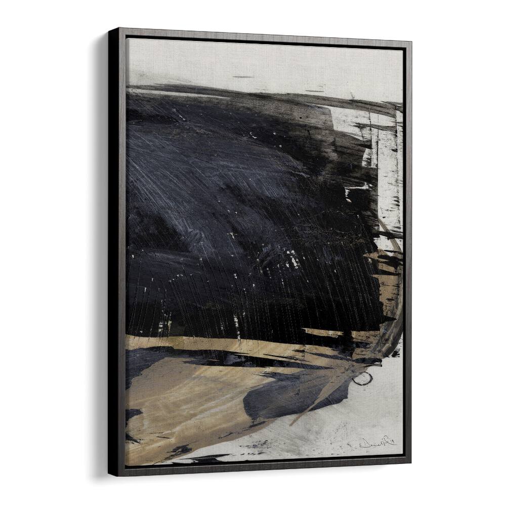 Snap III By Dan Hobday Abstract Art Abstract Paintings in Black Floater Frame