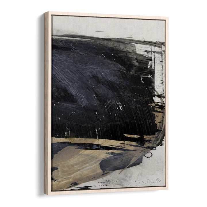 Snap III By Dan Hobday Abstract Art Abstract Paintings in Oak Wood Floater Frame