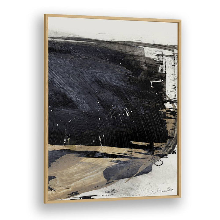 Snap III By Dan Hobday Abstract Art Abstract Paintings in Oak Wood Plain Frame