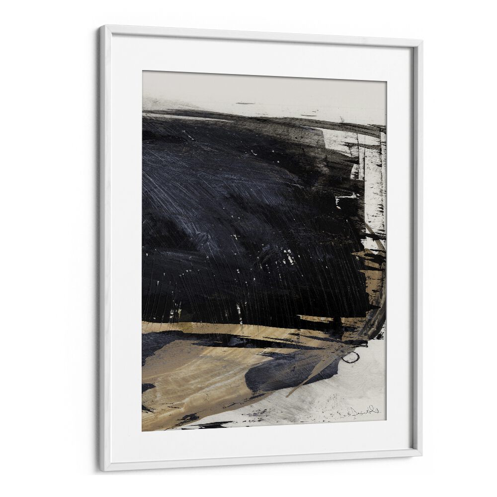 Snap III By Dan Hobday Abstract Art Abstract Paintings in White Frame With Mount