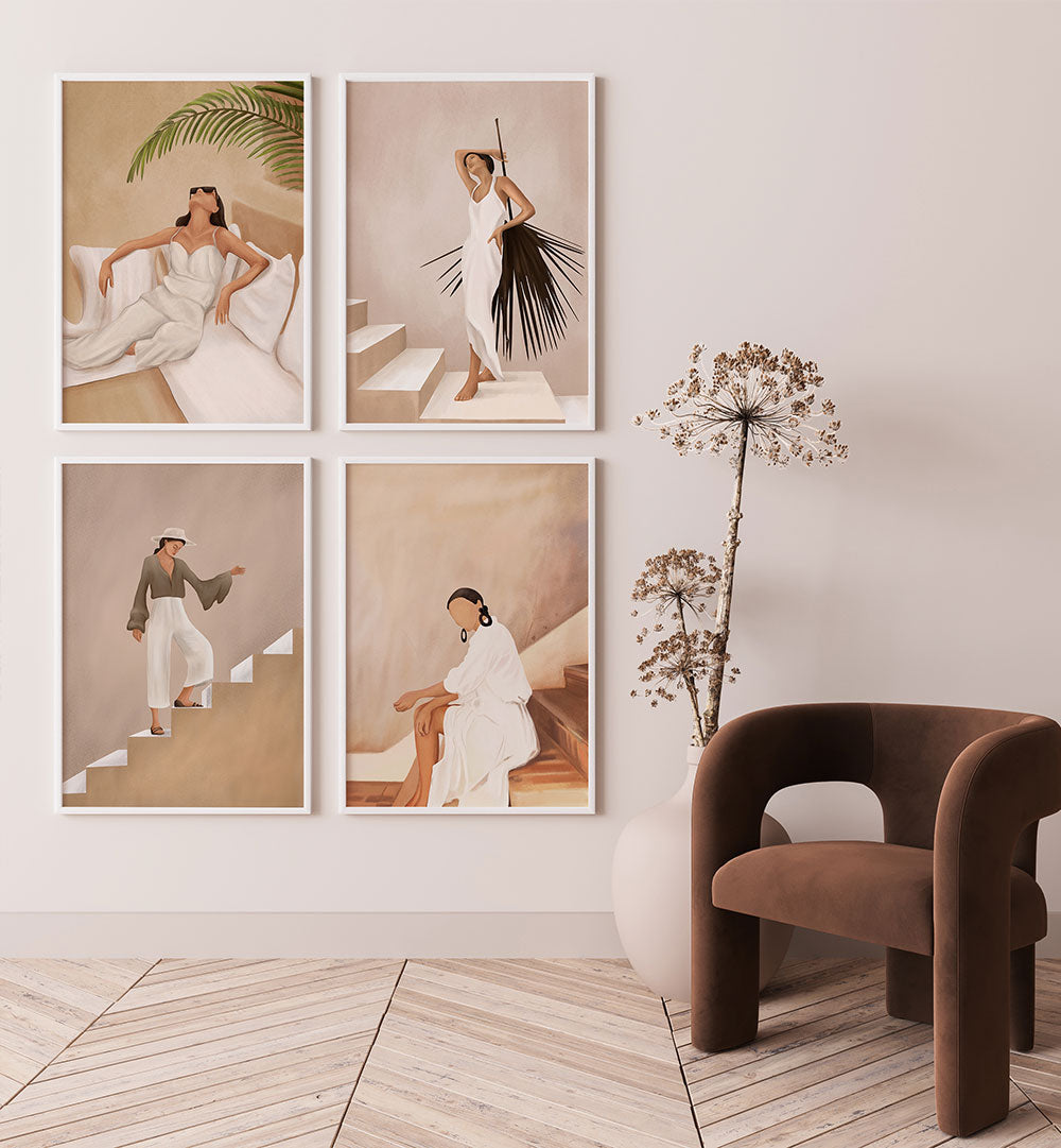 SOFT SILHOUETTES GALLERY WALL  , GALLERY WALLS & SETS