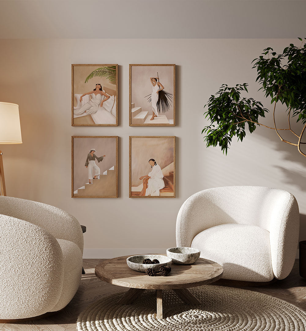 SOFT SILHOUETTES GALLERY WALL  , GALLERY WALLS & SETS