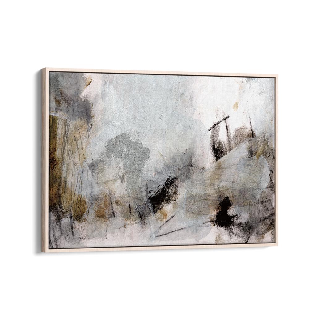 Solthom By Dan Hobday Abstract Art Abstract Paintings in Oak Wood Floater Frame