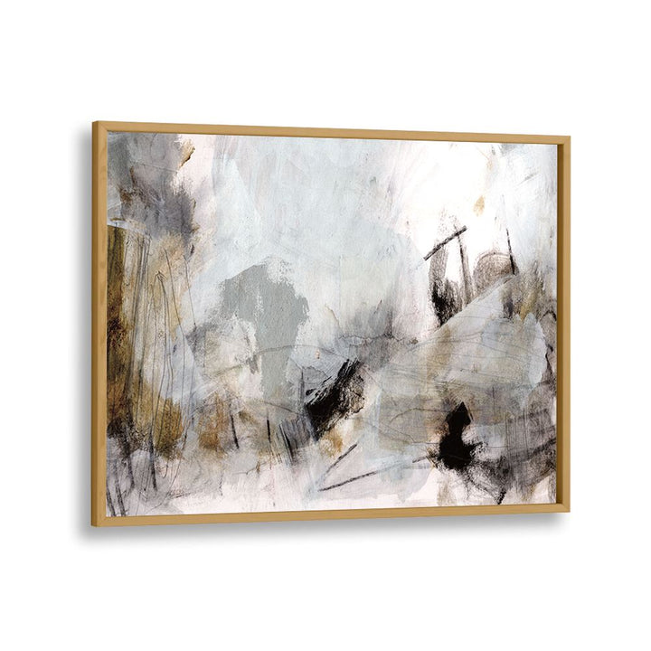 Solthom By Dan Hobday Abstract Art Abstract Paintings in Oak Wood Plain Frame