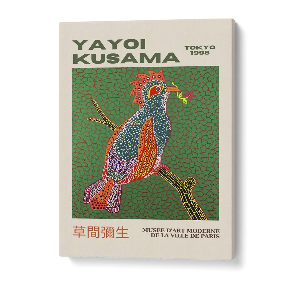 Song Bird By Yayoi Kusama Japanese Vintage Paintings in Gallery Wrap