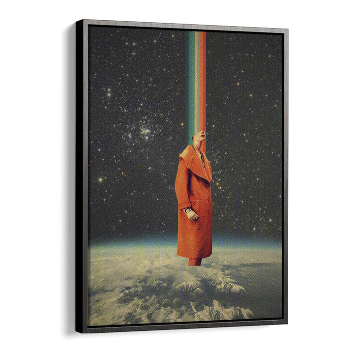 Space Colour By Frank Moth Surreal Art Prints Surrealism in Black Floater Frame