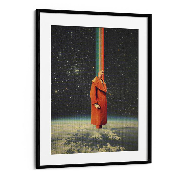 Space Colour By Frank Moth Surreal Art Prints Surrealism in Black Frame With Mount