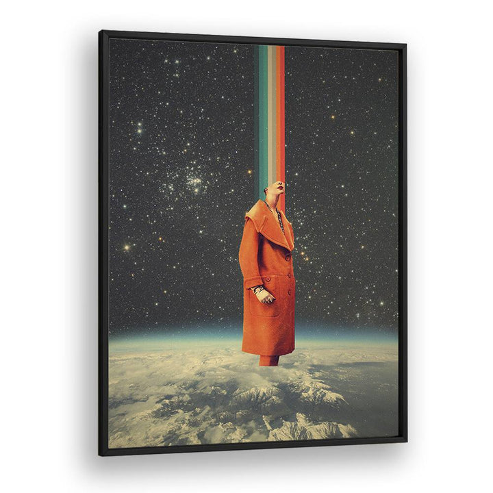 Space Colour By Frank Moth Surreal Art Prints Surrealism in Black Plain Frame