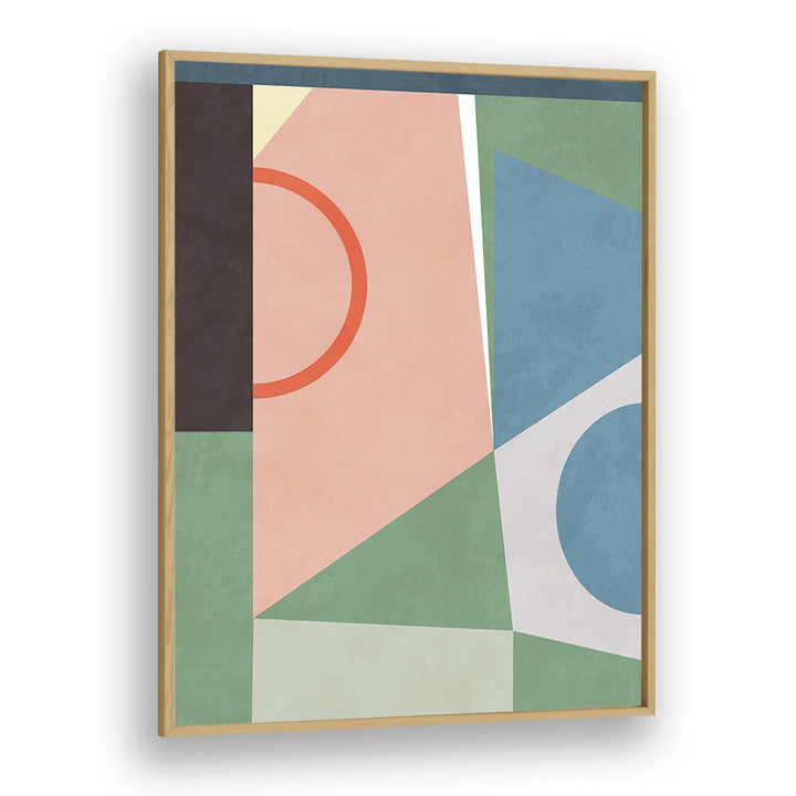 Spaces 2020 ii By Ana Rut Bre Abstract Art Abstract Wall Art in Oak Wood Plain Frame