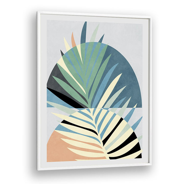 Spaces Bleu Kopie By Ana Rut Bre Abstract Art Abstract Wall Art in White Plain Frame