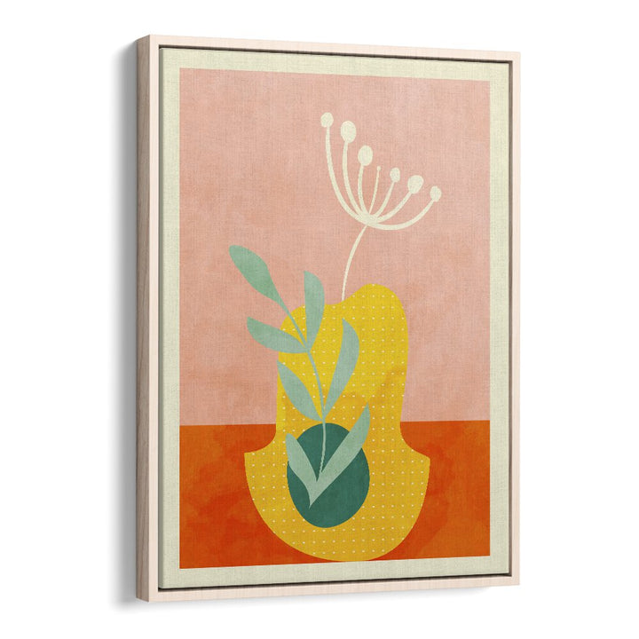 Spaces Fleur ii By Ana Rut Bre Abstract Art Abstract Wall Art in Oak Wood Floater Frame