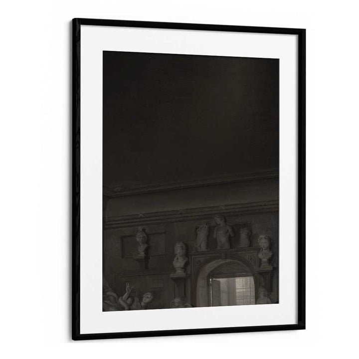 Spectral Stare Gothic Wall Art Prints in Black Frame With Mount