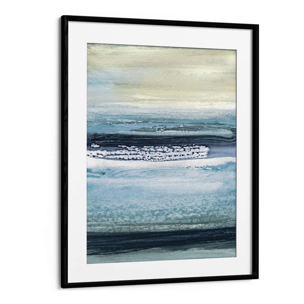 Splashed By Dan Hobday Abstract Art Abstract Paintings in Black Frame With Mount