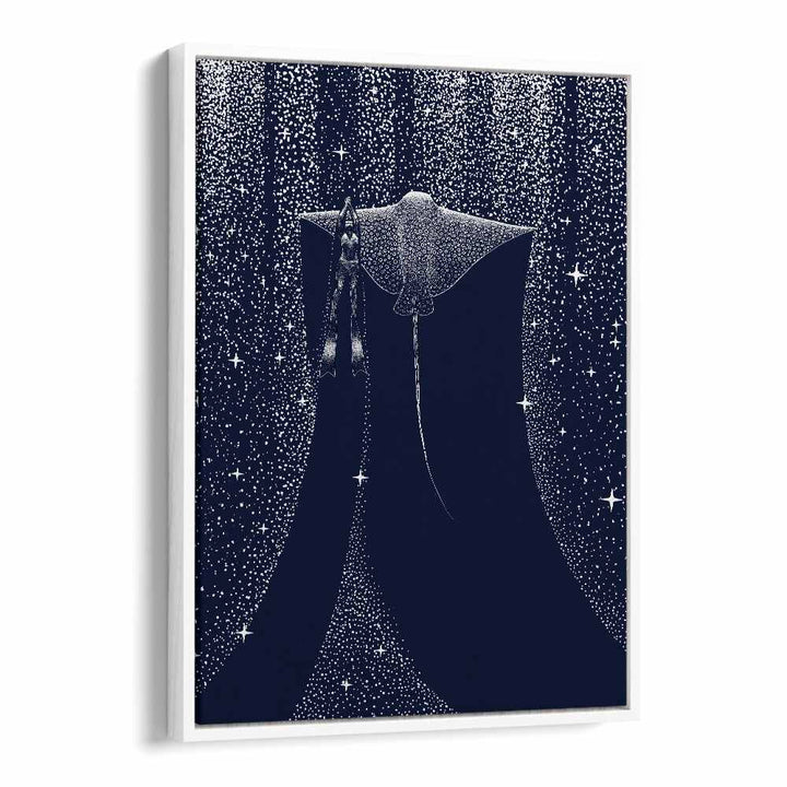 Stunning STAR COLLECTOR AND DIVER II, SURREAL ART PRINTST by Aliriza Çakır, perfect for adding depth to your decor.