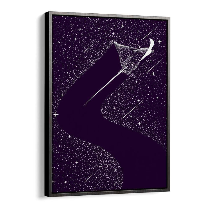 Star Collector Version II By Aliriza Cakir Surreal Paintings Surreal Art in Black Floater Frame