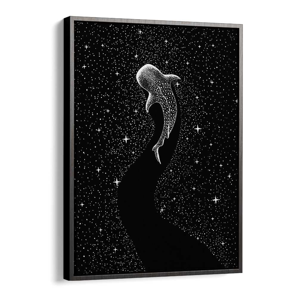 Star Eater Black Version By Aliriza Cakir Surreal Paintings Surreal Art in Black Floater Frame