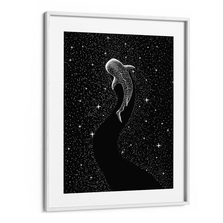 Star Eater Black Version By Aliriza Cakir Surreal Paintings Surreal Art in White Frame With Mount