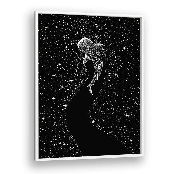 Star Eater Black Version By Aliriza Cakir Surreal Paintings Surreal Art in White Plain Frame