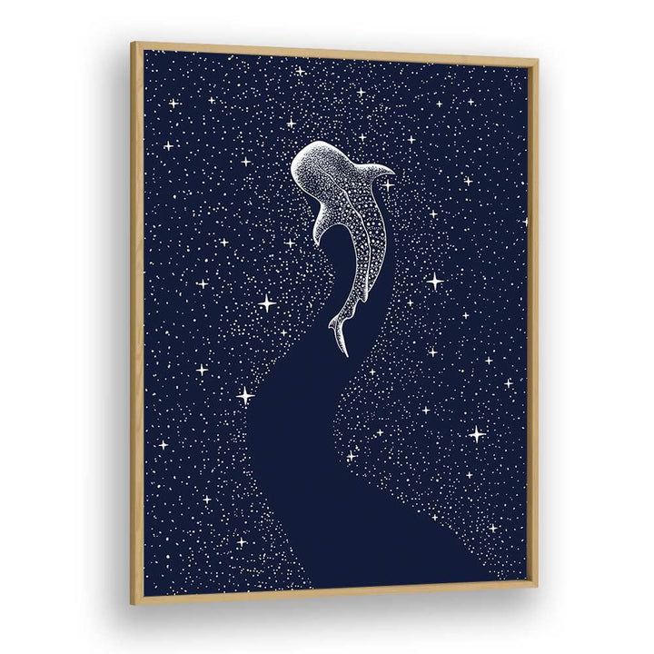 Star Eater By Aliriza Cakir Surreal Paintings Surreal Art in Oak Wood Plain Frame